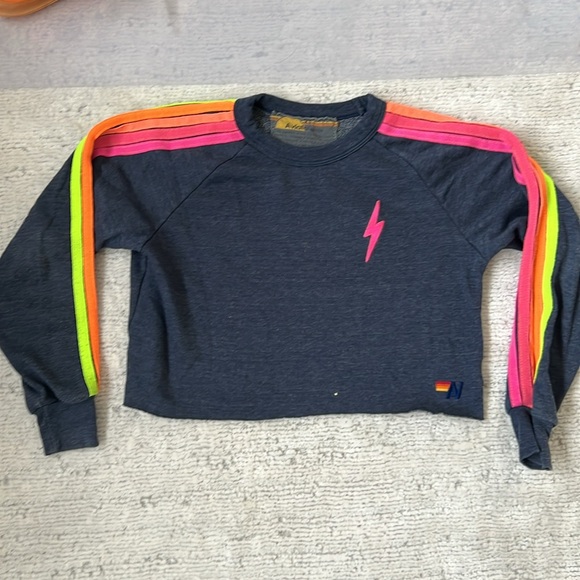 Aviator nation women’s xs (girls large) sweat shirt and pant - Picture 2 of 6